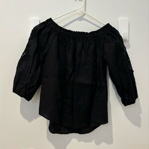 Saks Fifth Avenue Linen Top